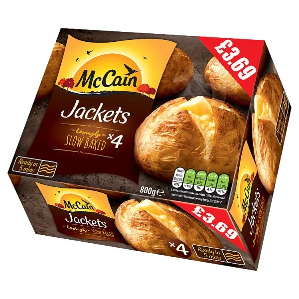 McCain Jackets x4 800g
