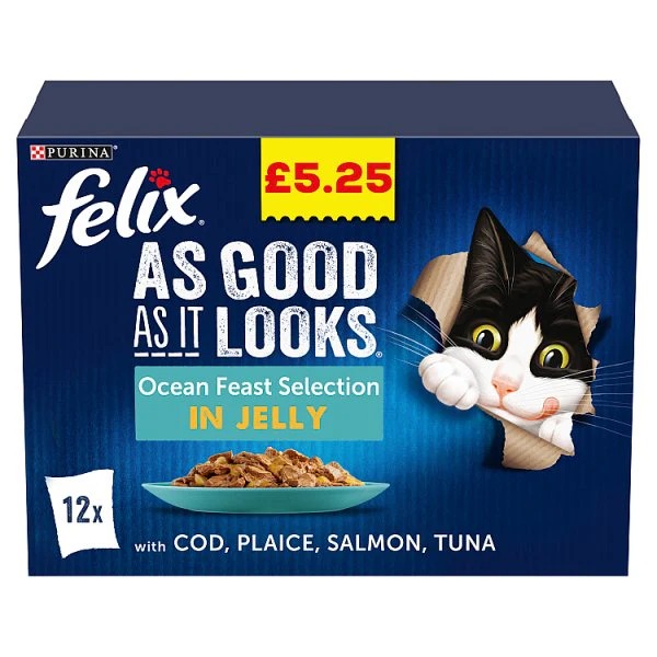 Felix As Good As It Looks Ocean Feast 12 x 100g