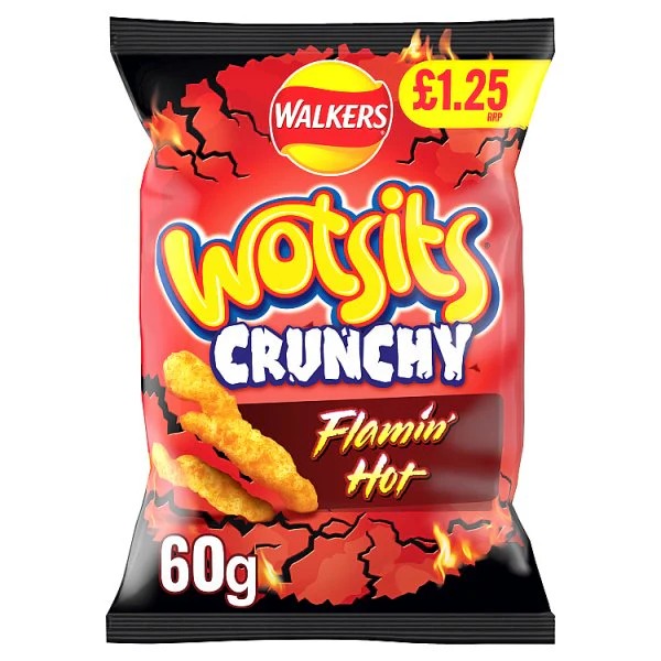 Walkers Wotsits Crunchy Flamin' Hot 60g